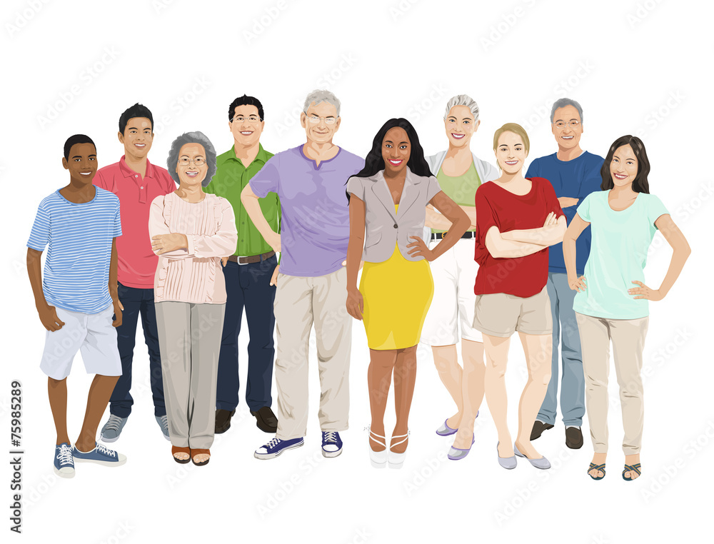 Group of People Illustrations Concept