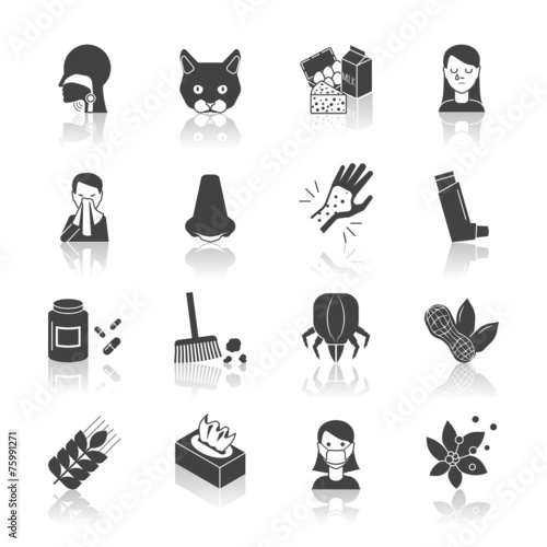 Allergy Icon Black