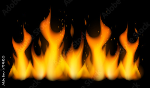 Flammes vectorielles 2