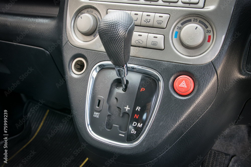 Automatic transmission gear shift. Automatic transmission gear shift.