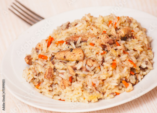 rice with fish