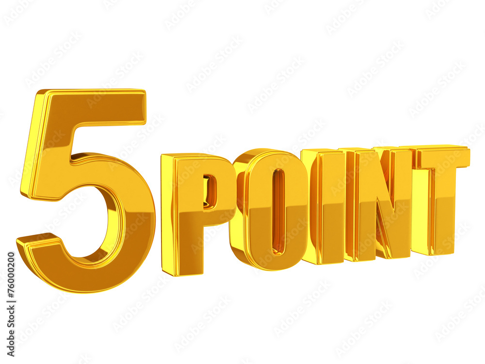 5 Points 5 Points