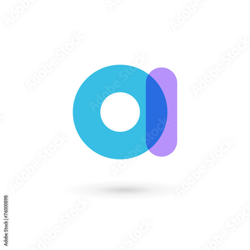 Letter A logo icon design template elements