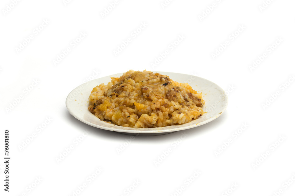Rice porridge with pumpkin. Photo. Rice porridge with pumpkin. Photo.
