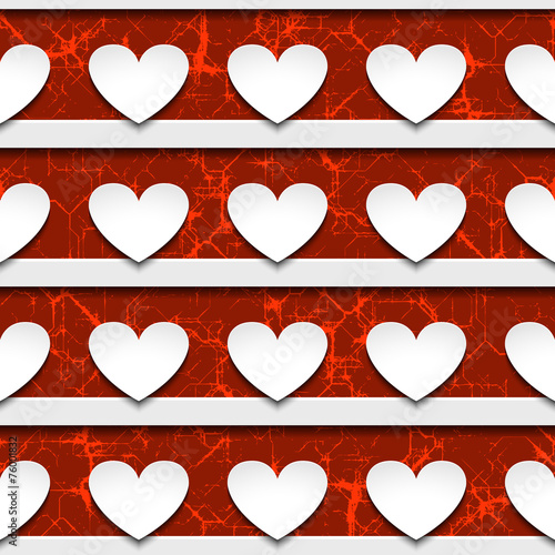 Hearts with shadow
