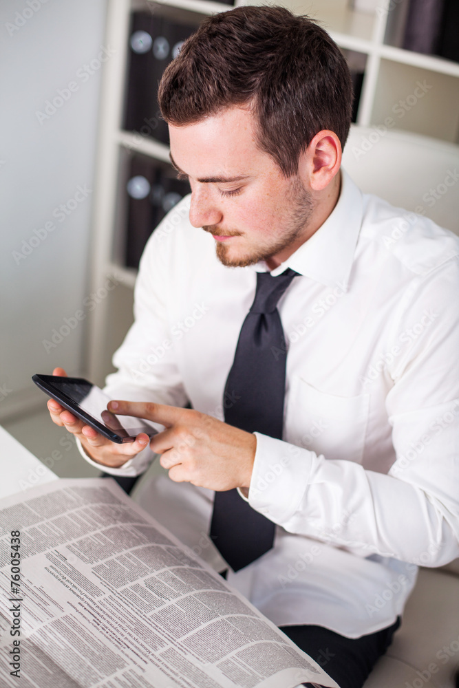 business man Tablet business man Tablet