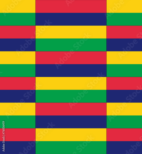 Mauritius flag texture vector