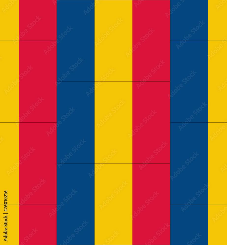 Romania flag texture vector
