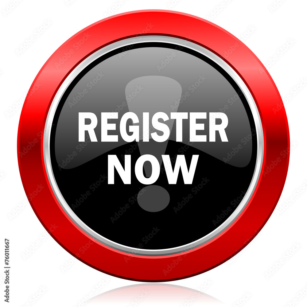 register now icon