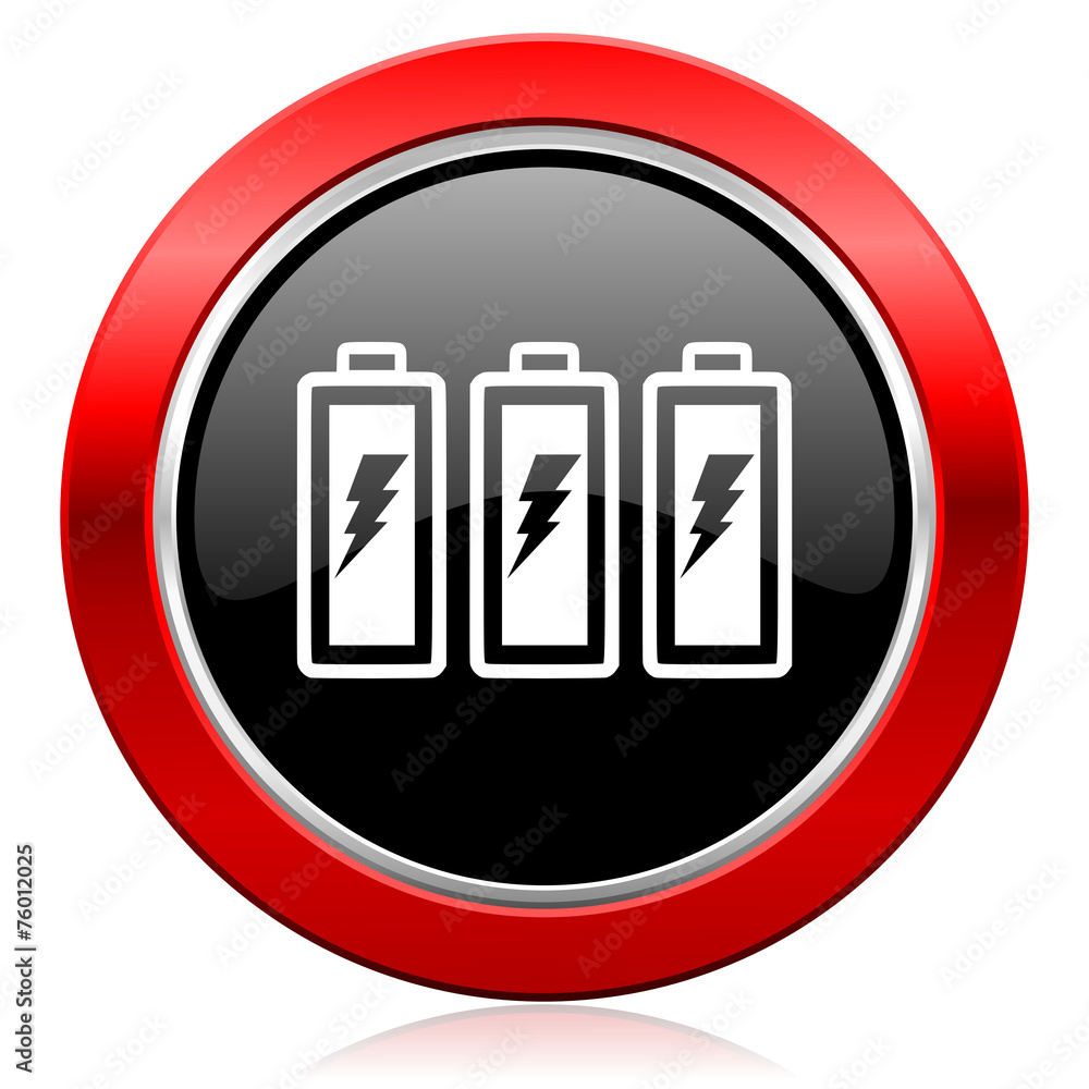 battery icon power sign battery icon power sign