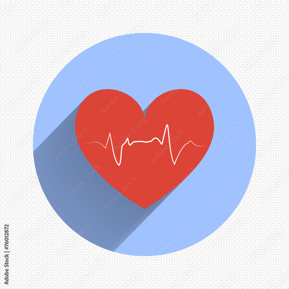 Flat heart applique background. Vector illustration for your des Flat heart applique background. Vector illustration for your des