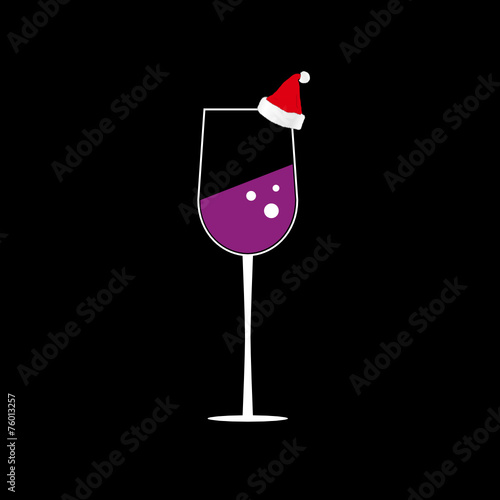 glass of wine color vector