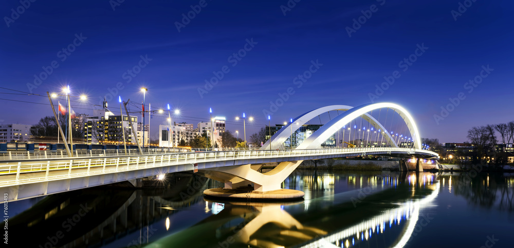 Fototapeta premium Lyon city and Rhone river