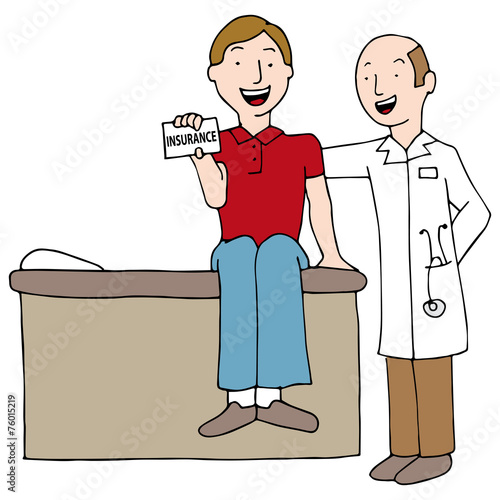 Patient Holding Insurance Card