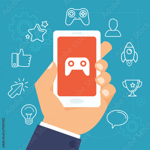 Vector gamification concept