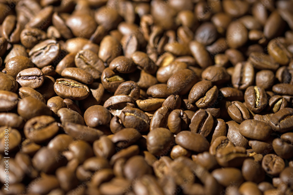 Naklejka premium Kaffeebohnen Hintergrund