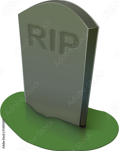 tombstone with RIP