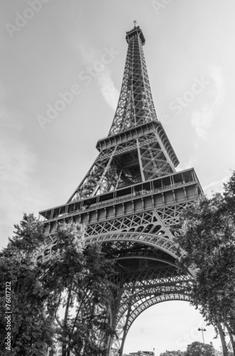 Fototapeta Naklejka Na Ścianę i Meble -  Eiffel black and white