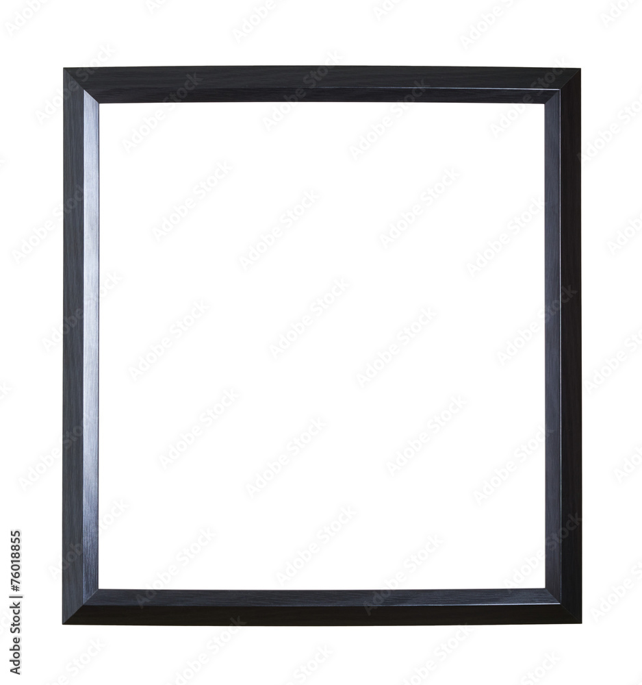 Empty copyspace wooden picture frame isolated Empty copyspace wooden picture frame isolated
