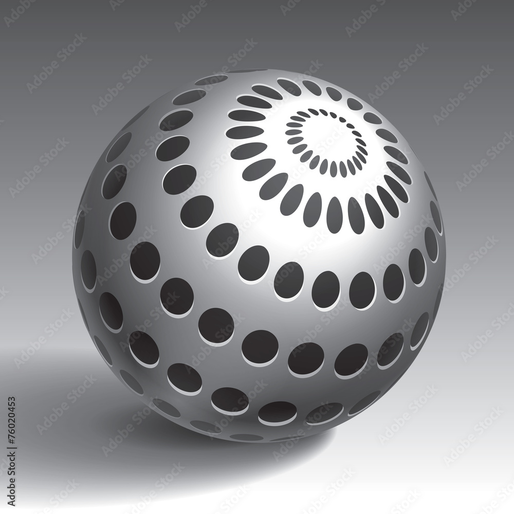 3d vector sphere volume form, a sample for your business 3d vector sphere volume form, a sample for your business