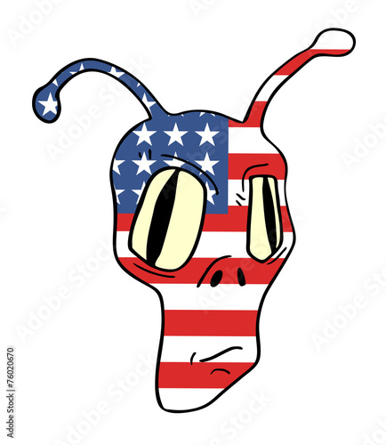 American alien mask