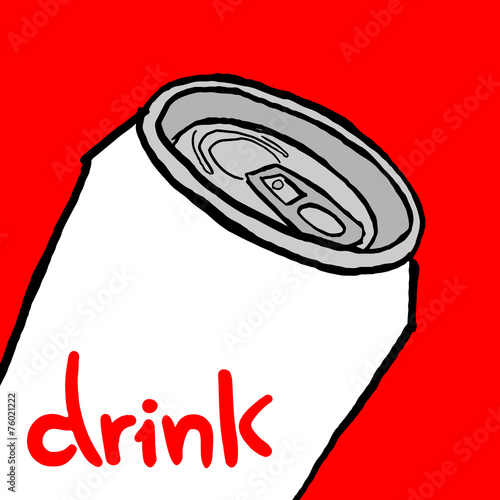 Drink can vector
