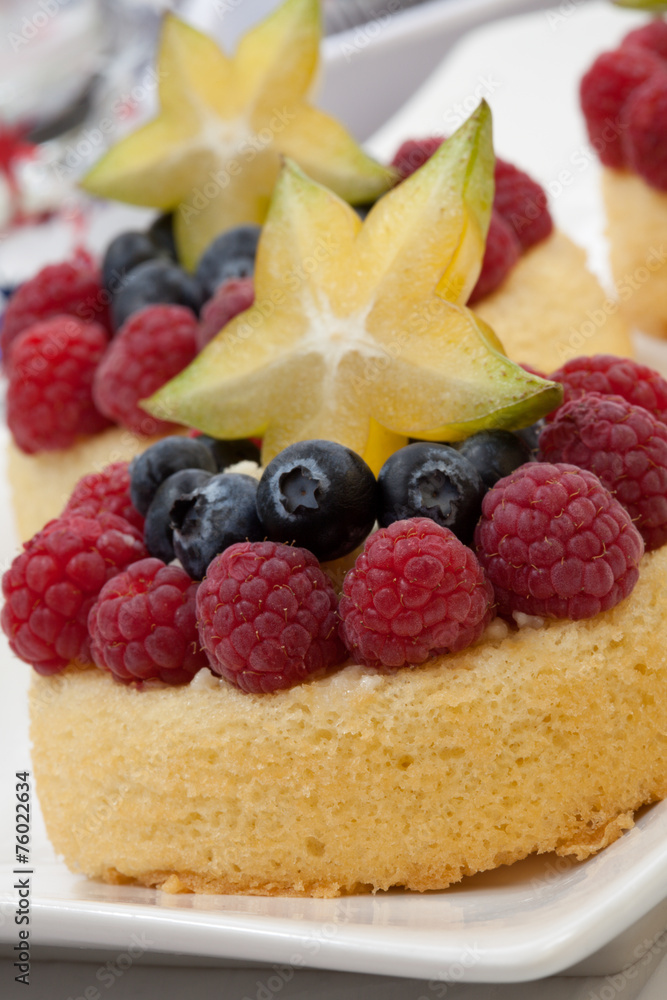 Angel Food Fruit Cake Angel Food Fruit Cake