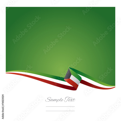 Abstract color background Kuwait flag