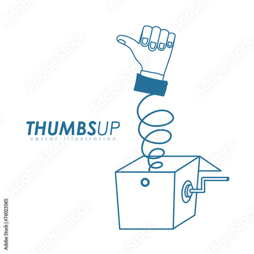 Hands design, vector illustration.
