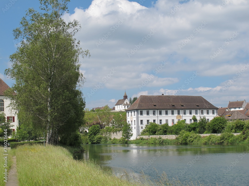 Klostergebäude - Klosterinsel Rheinau (Schweiz) Klostergebäude - Klosterinsel Rheinau (Schweiz)