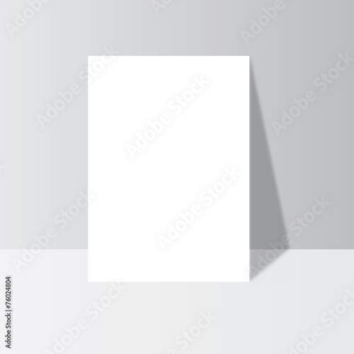 Office paper mock-up, brochure,notebook, leaflet with shadow