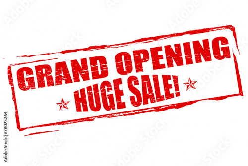 Grand opening