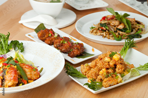 Thai Food Dishes Variety