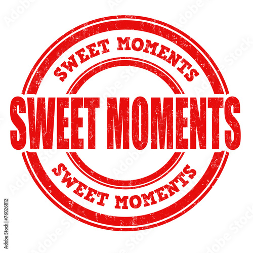 Sweet moments stamp