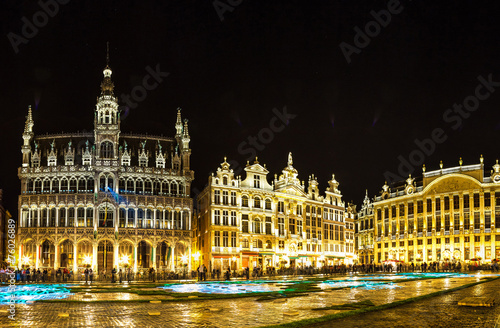 Panorama of the Grand Place in Brussels