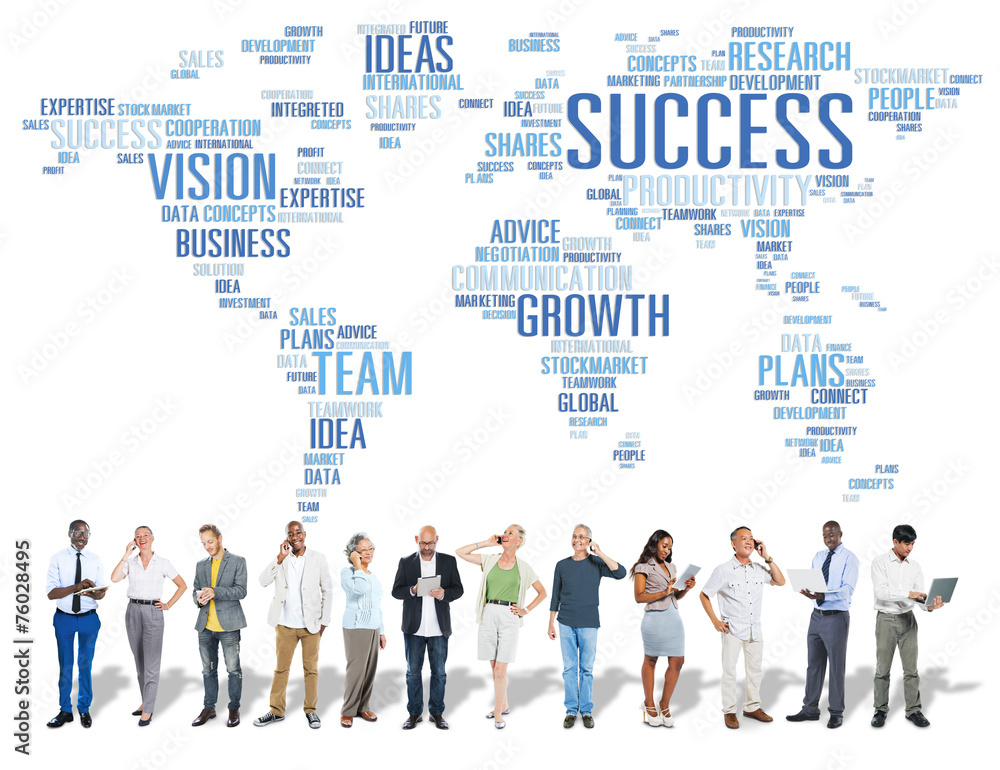 Global Business People Digital Device Technology Success Concept Global Business People Digital Device Technology Success Concept