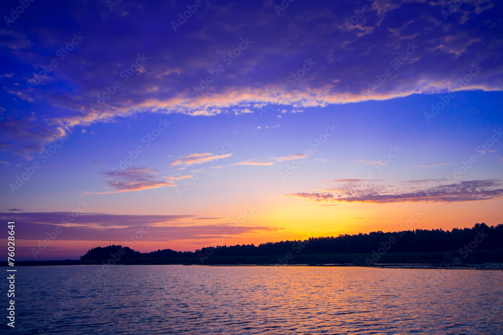 Obraz premium Amazing sunset