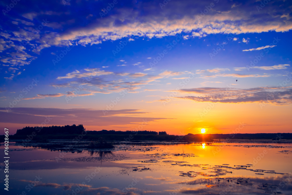 Fototapeta premium Amazing sunset