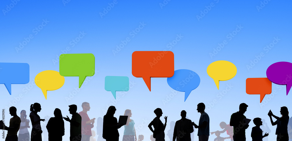 Community Business Team Communication Concept Community Business Team Communication Concept