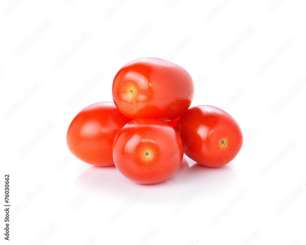 cherry tomatoes isolated on white background. cherry tomatoes isolated on white background.