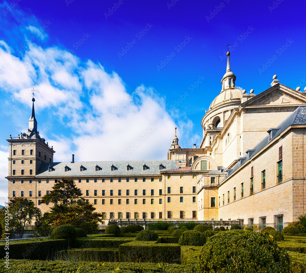 El Escorial. View of Royal Palace