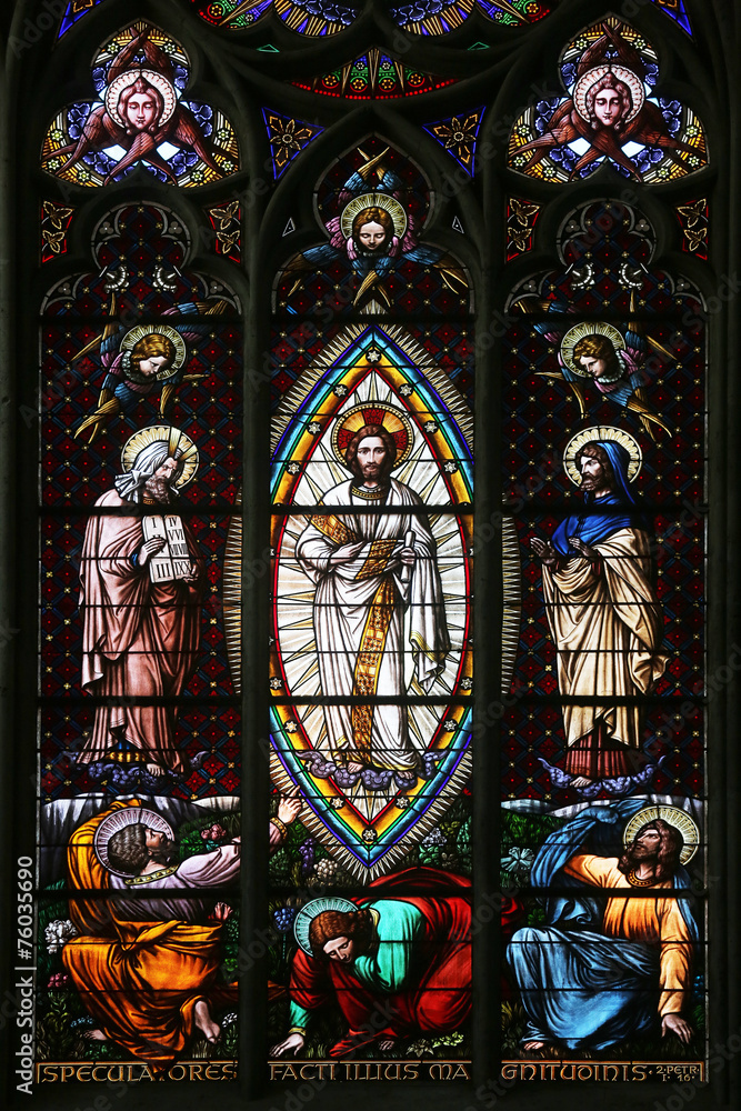 Transfiguration on Mount Tabor in Votiv Kirche in Vienna
