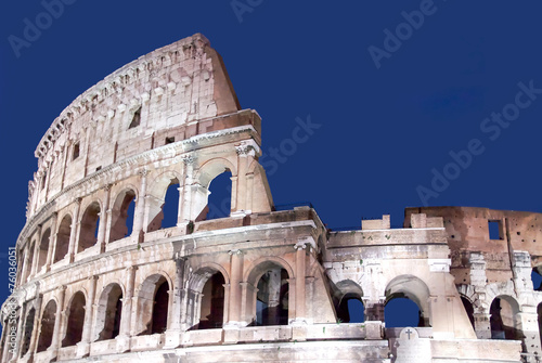 Tableau sur toile The ruins of the Colosseum in Rome, Italy.