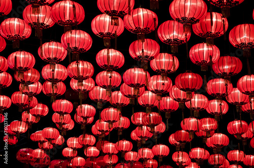 Chinese  red lanterns