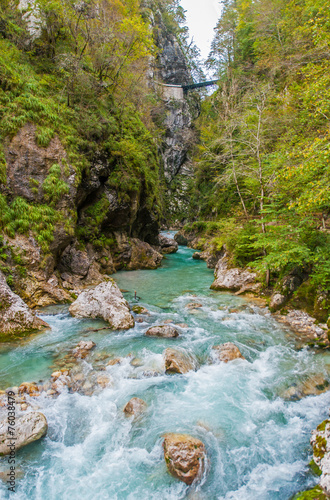 Tolmin gorge  nature  Slovenia