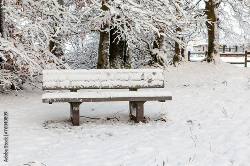 chapel in snow