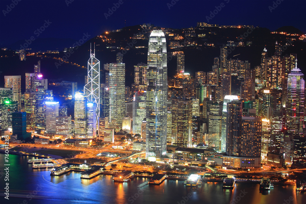 Hong Kong night view