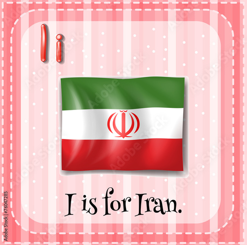 A letter I for Iran