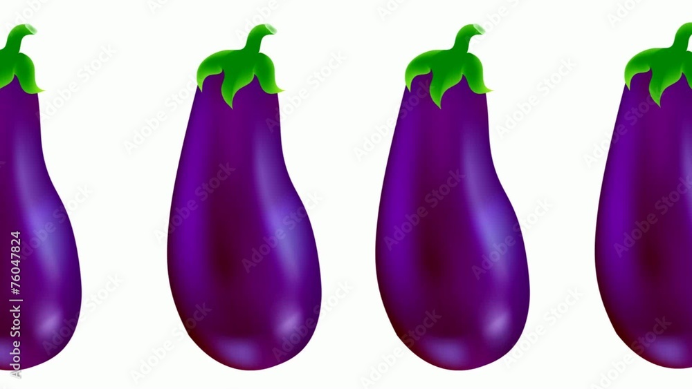 eggplant on a white background. diet eggplant on a white background. diet