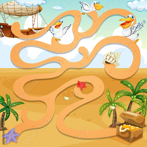 A maze game